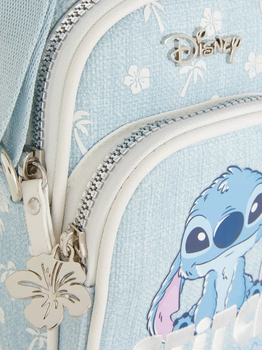 Disney Stitch Blue Canvas Crossbody