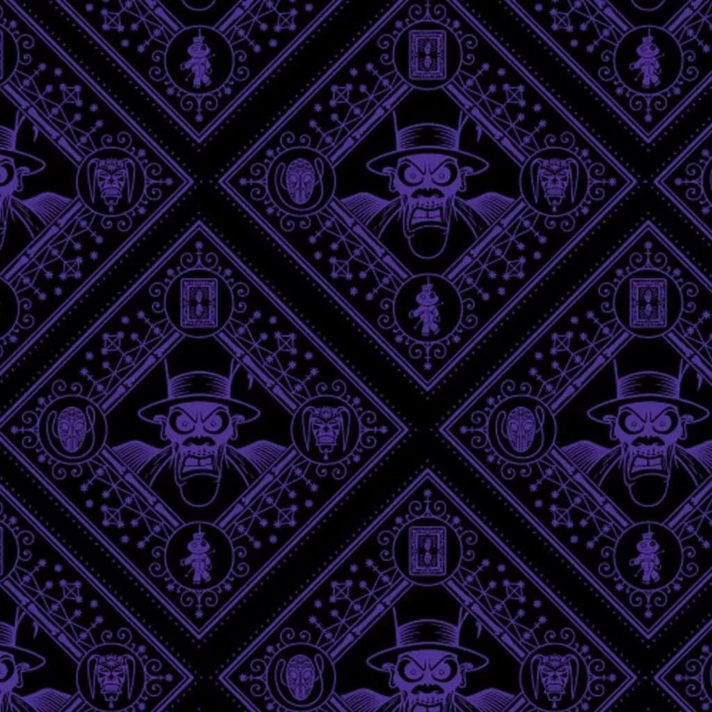 Disney Princess and the Frog Dr Facilier Glow in the Dark Zip Around Wallet