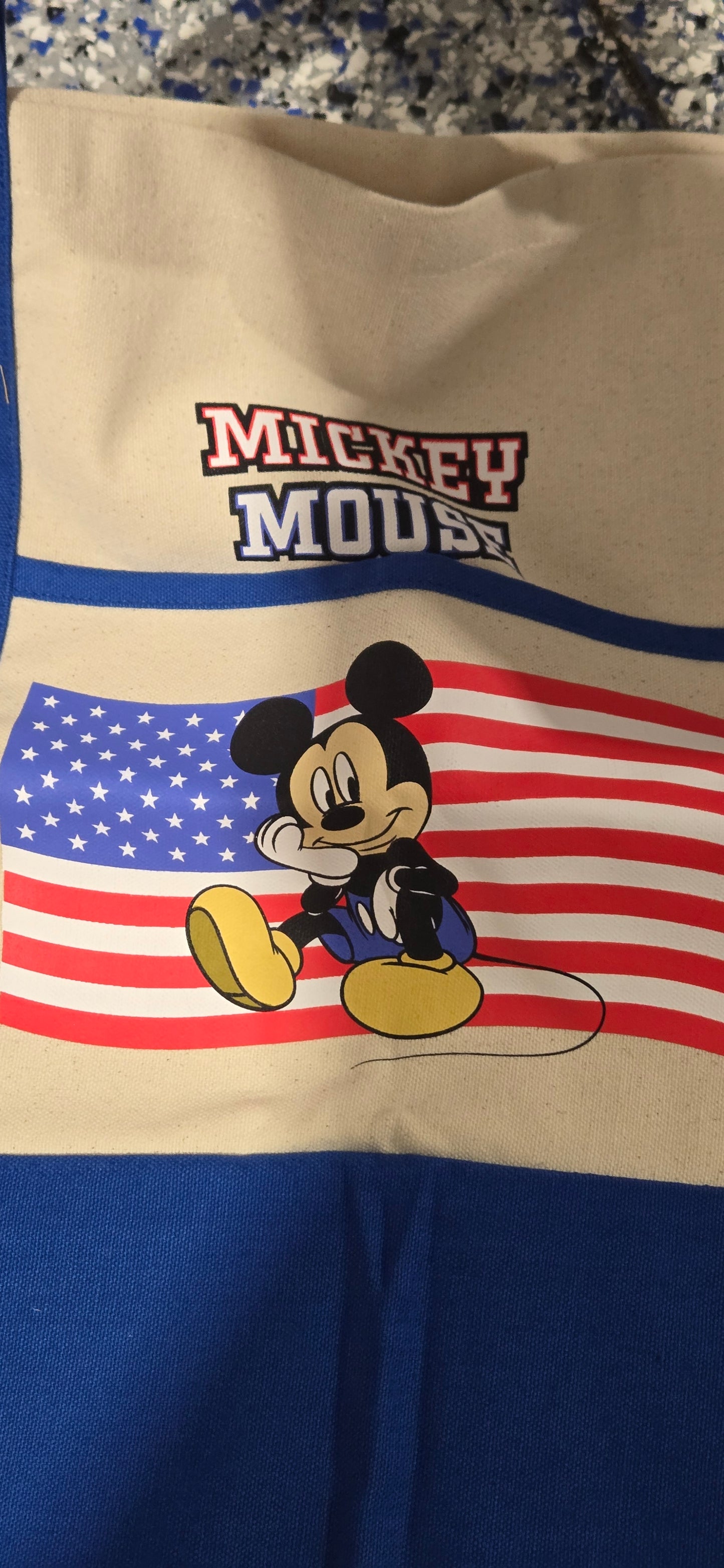 Disney Classic Mickey Mouse Americana Canvas Tote