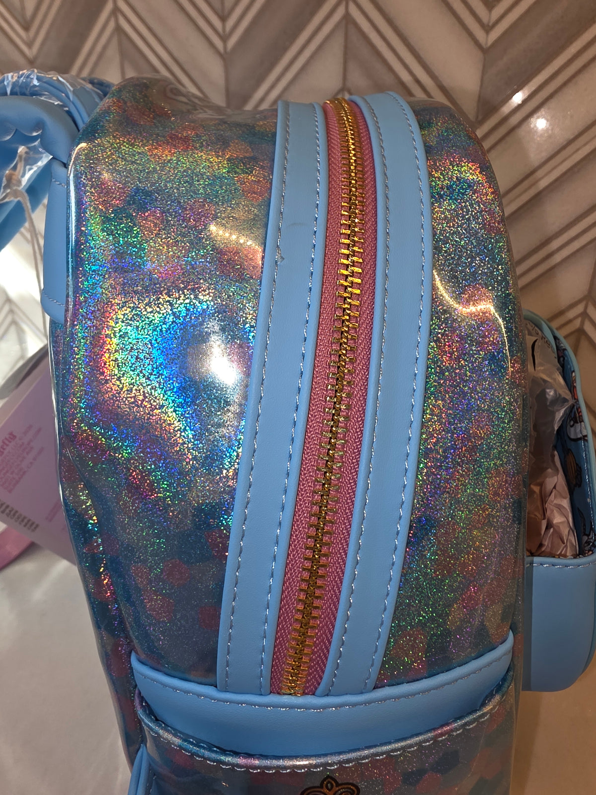 BP: Loungefly Disney Cinderella Amazon Exclusive Stained Glass Mini Backpack