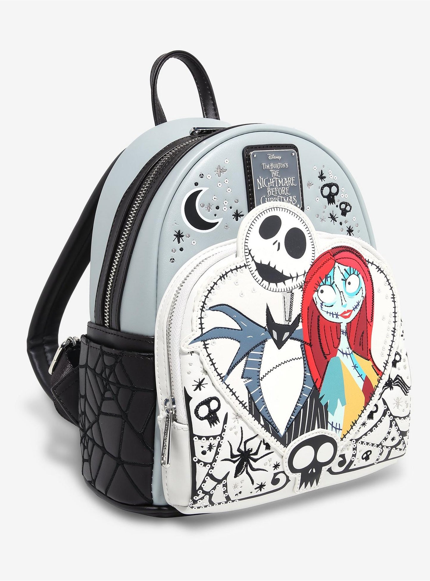 Disney NBC Jack Sally Heart Sequin Mini Backpack