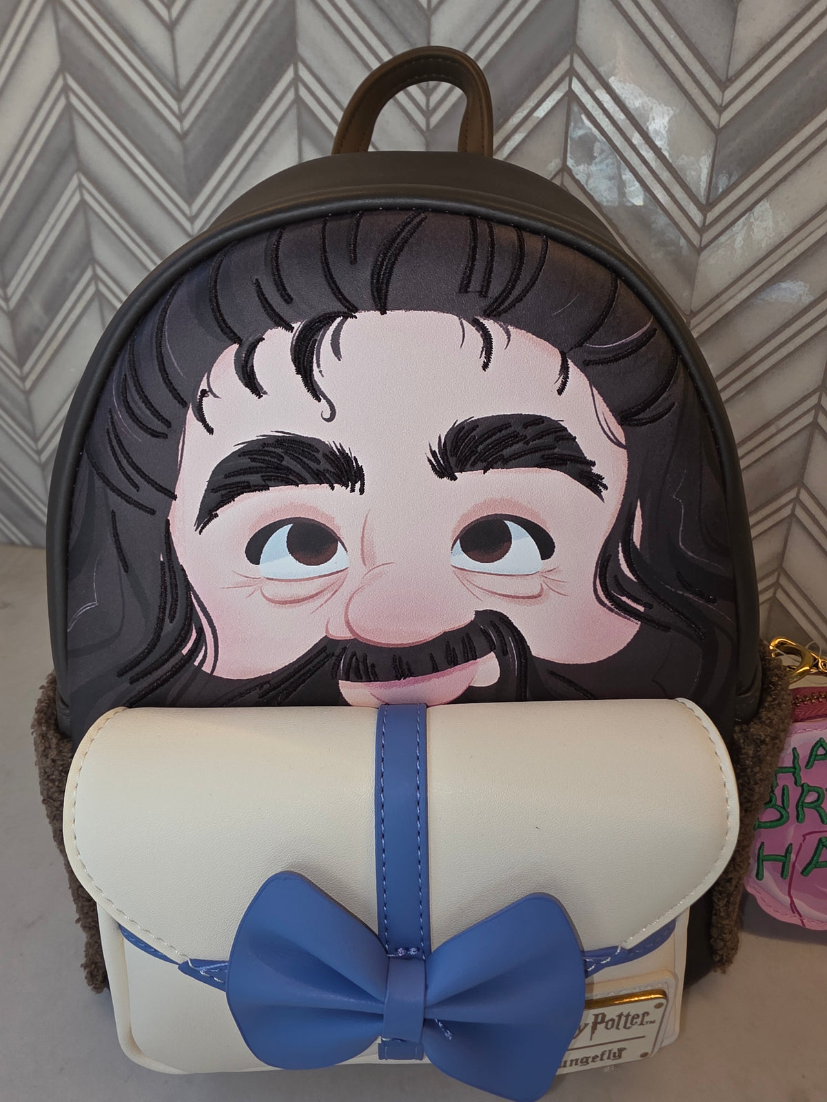 BP: Disney Harry Potter Hagrid Birthday Cake Mini Backpack with Matching Coin Purse