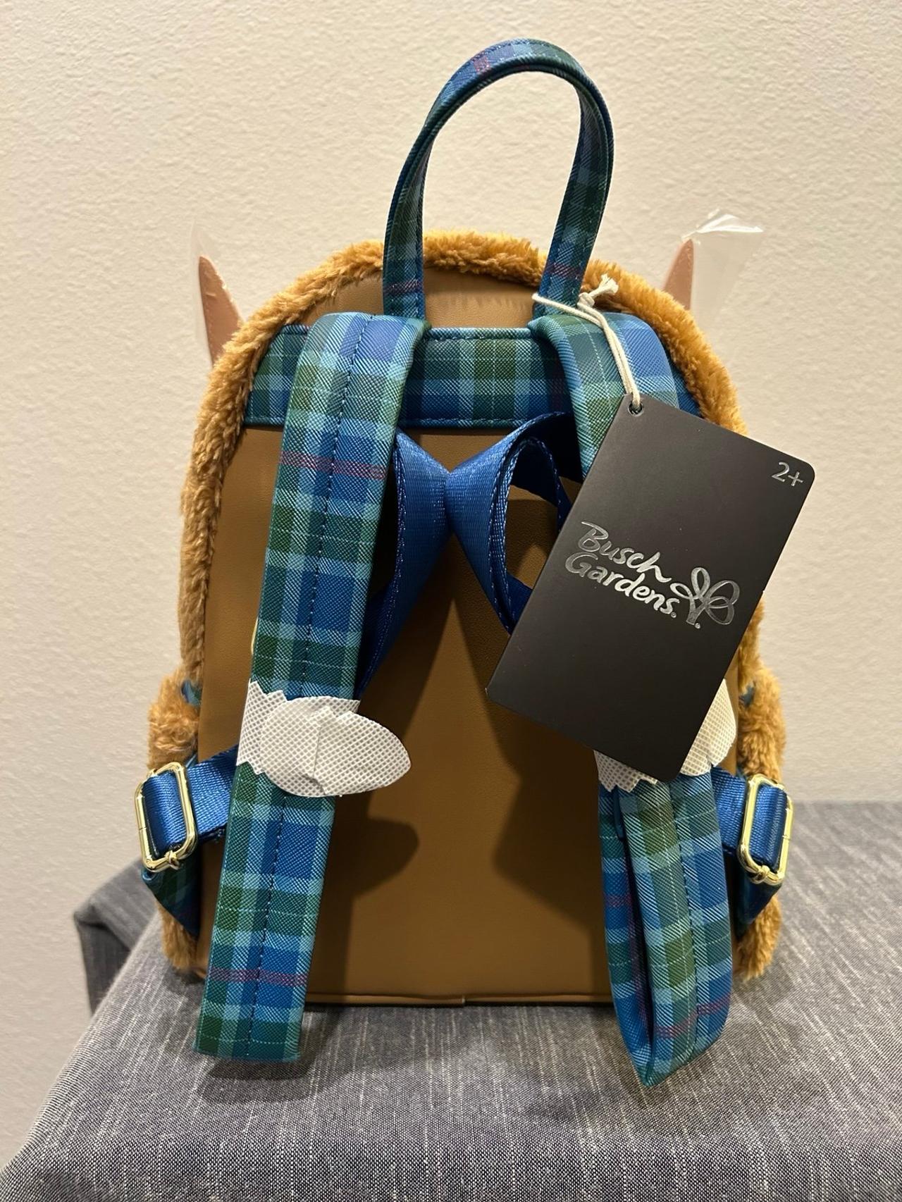 Busch Gardens Williamsburg Highland Cow Plush Mini Backpack