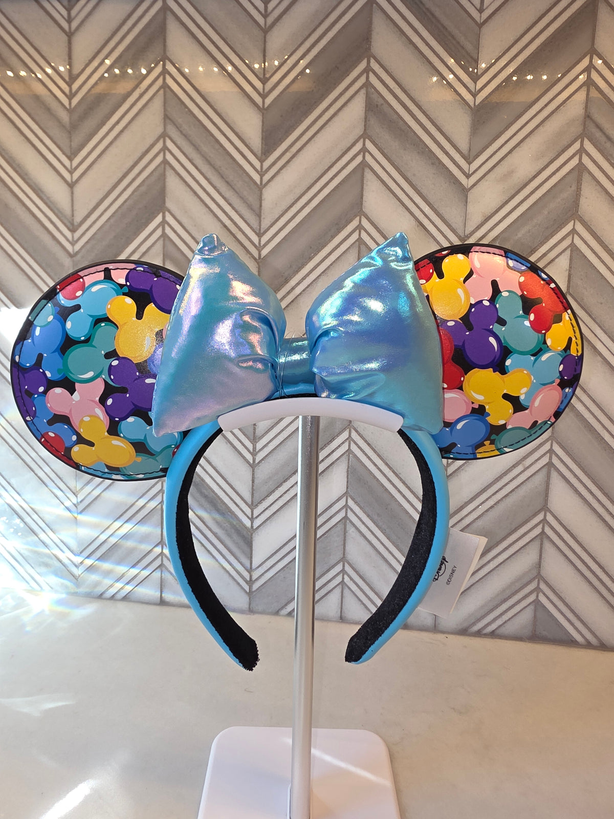 EARS: Disney Parks Mylar Mickey Mouse Silhouette Balloon Ears Headband
