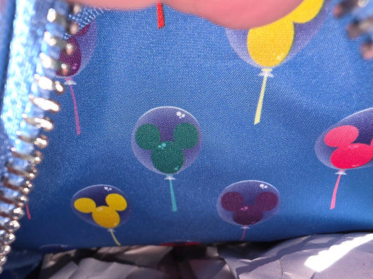 BP: Loungefly Disney Parks Chibi Character and Balloon AOP Mini Backpack