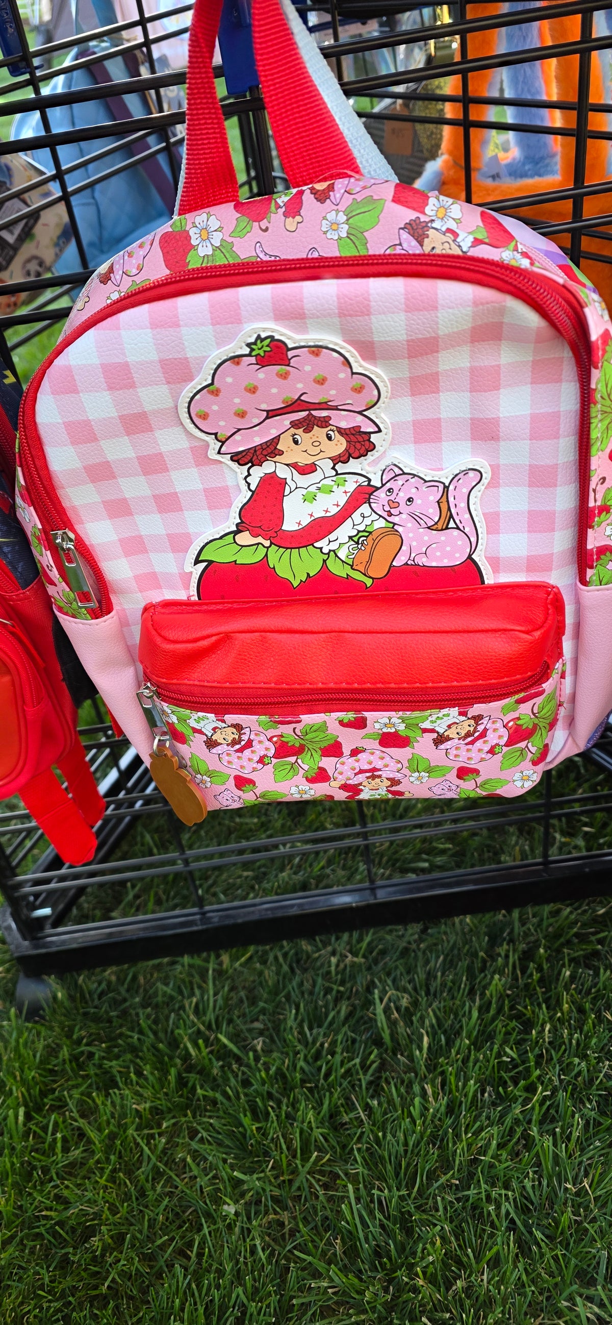 BP: Strawberry Shortcake Gingham Mini Backpack