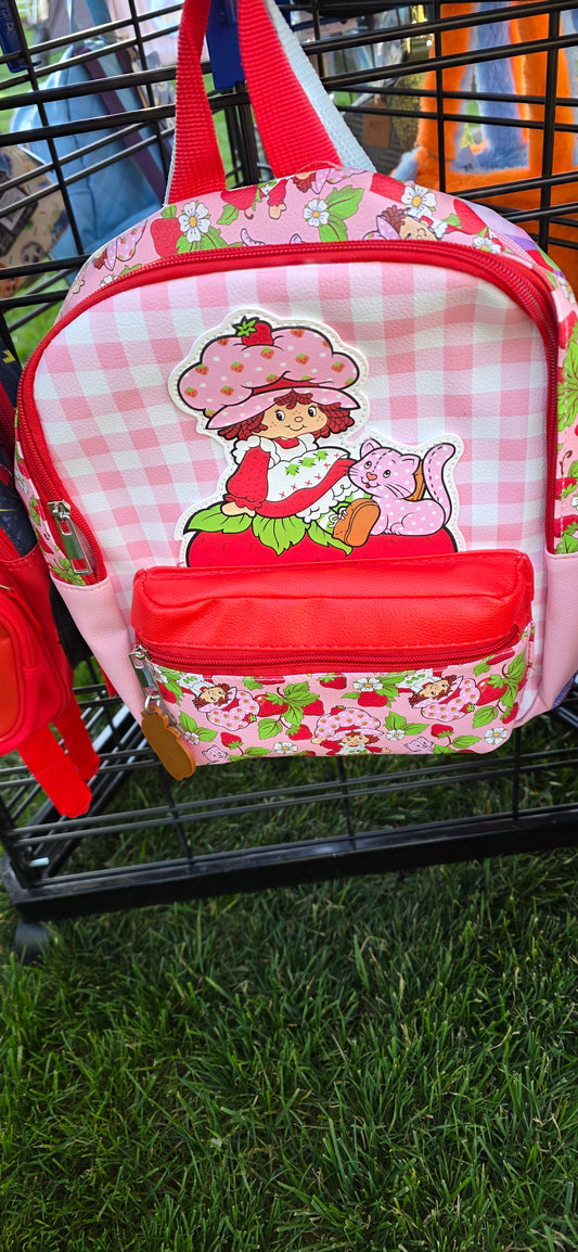 BP: Strawberry Shortcake Gingham Mini Backpack