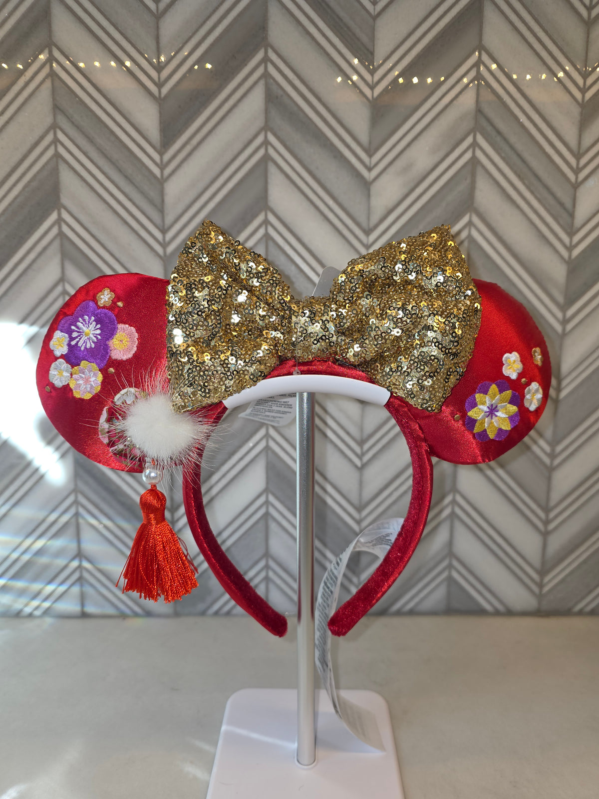 EARS: Loungefly Disney Parks Mulan Embroidered Celebration Ears Headband