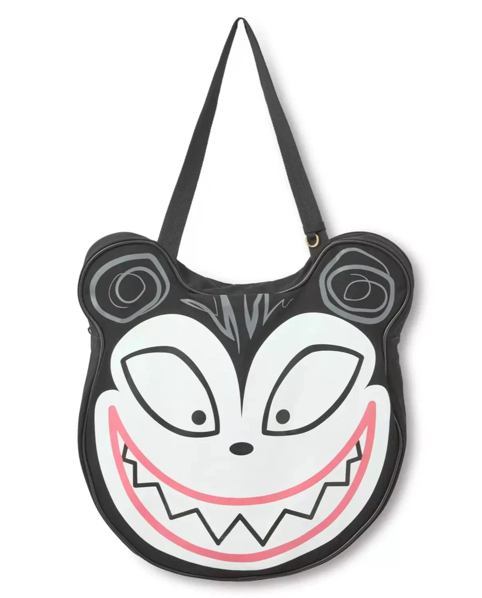 TOTE: Disney Parks NBC The Nightmare Before Christmas Vampire Scary Teddy Oversized Canvas Tote
