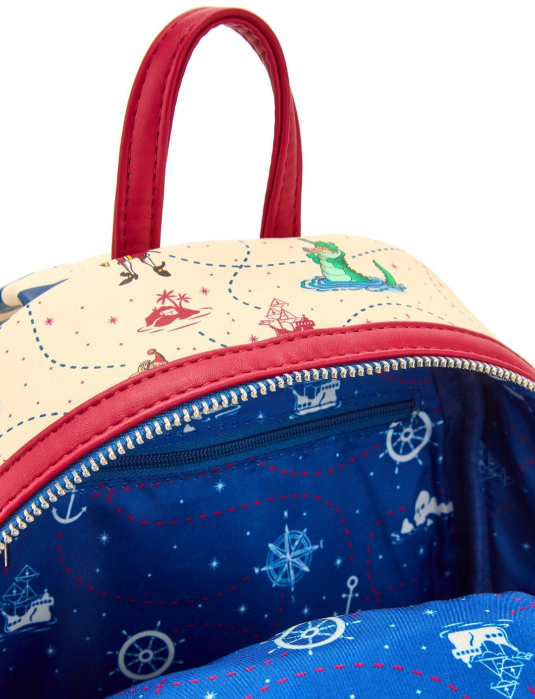 Disney Peter Pan Captain Hook Moveable Wheel Mini Backpack