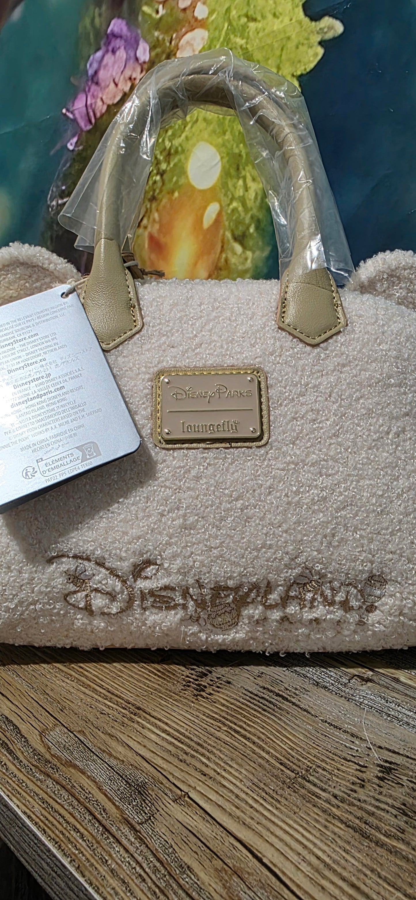 CB: Loungefly Disney Parks Disneyland Paris Winnie the Pooh Sherpa Crossbody