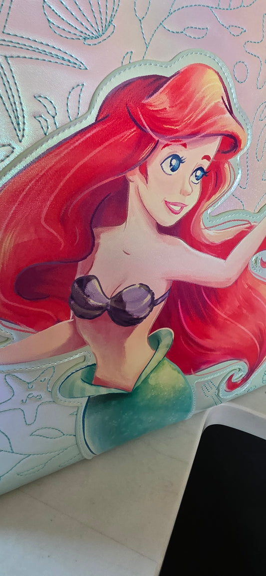 CB: Loungefly Disney The Little Mermaid Ariel Tote with Coin Purse