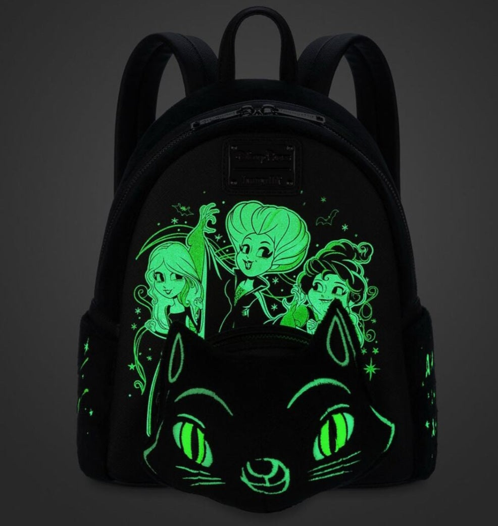 Disney Hocus Pocus Glow in the Dark Mini Backpack