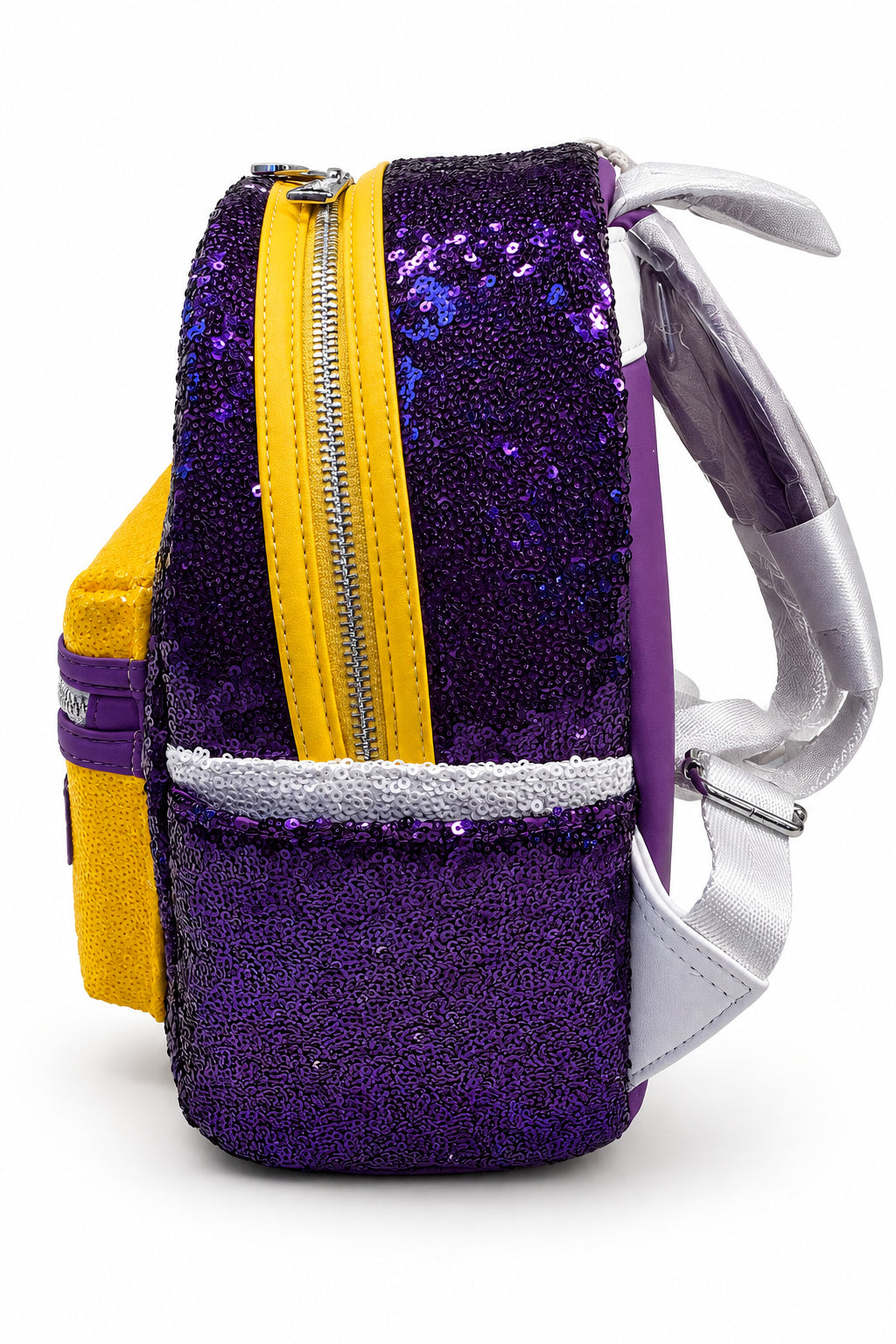 BP: Loungefly NFL Minnesota Vikings Football Sequin Mini Backpack