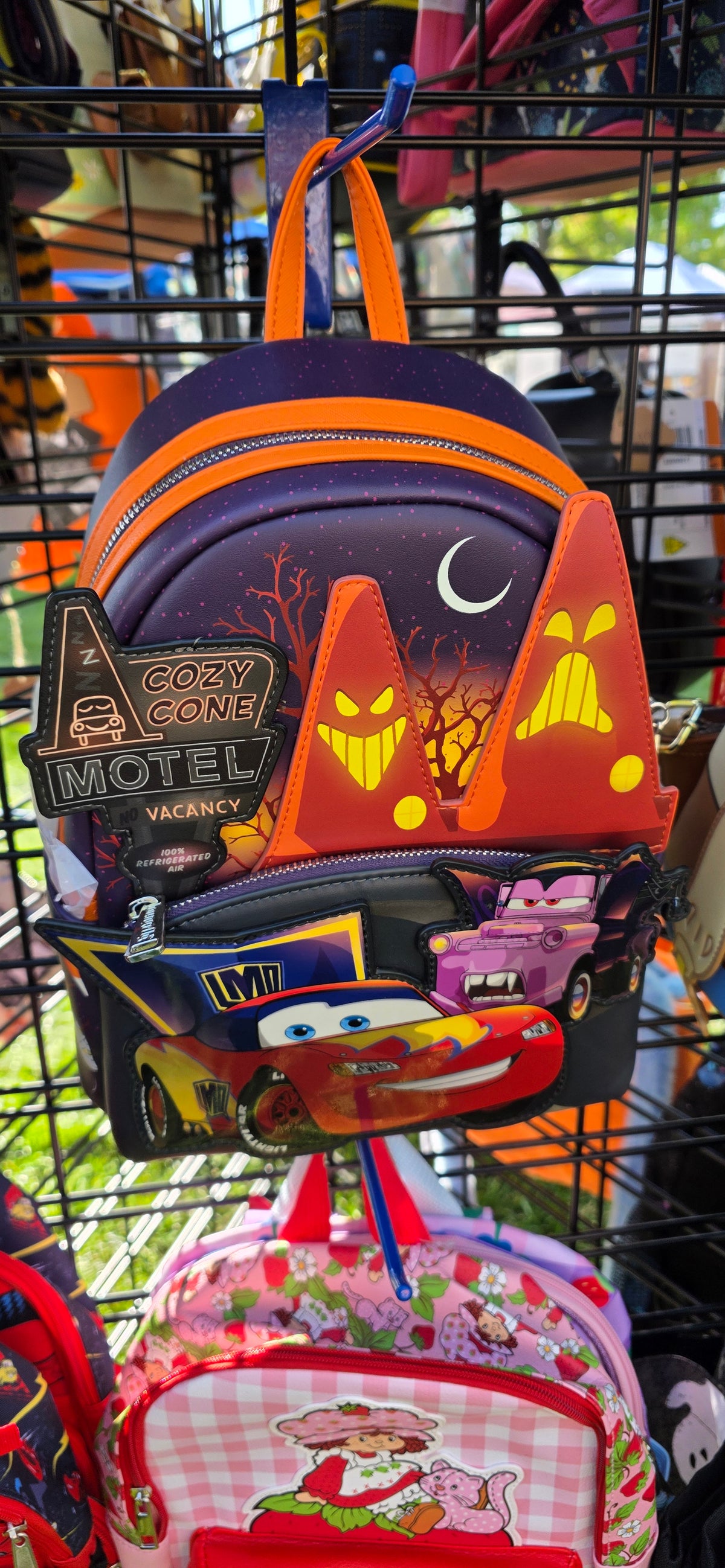 BP: Loungefly Disney Pixar Cars Halloween Cone Motel Mini Backpack