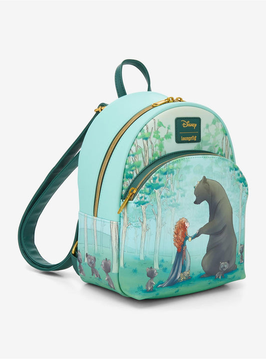 Disney Brave Merida Bear Family Forest Mini Backpack