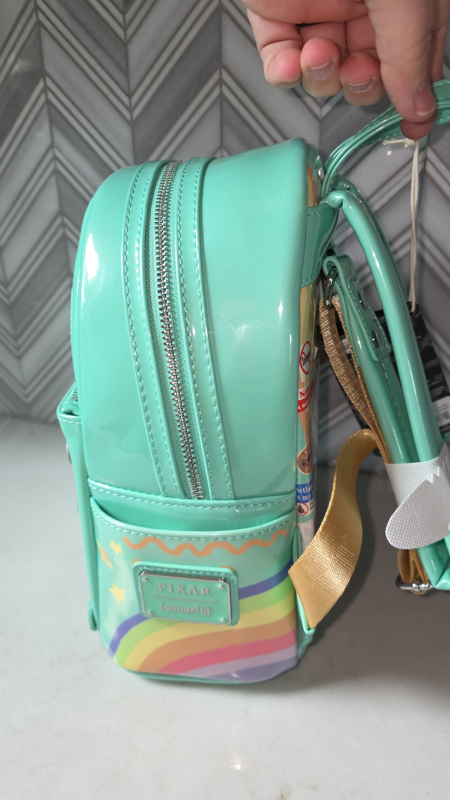 Disney Pixar Cars Fillmore VW Bus Cosplay Mini Backpack
