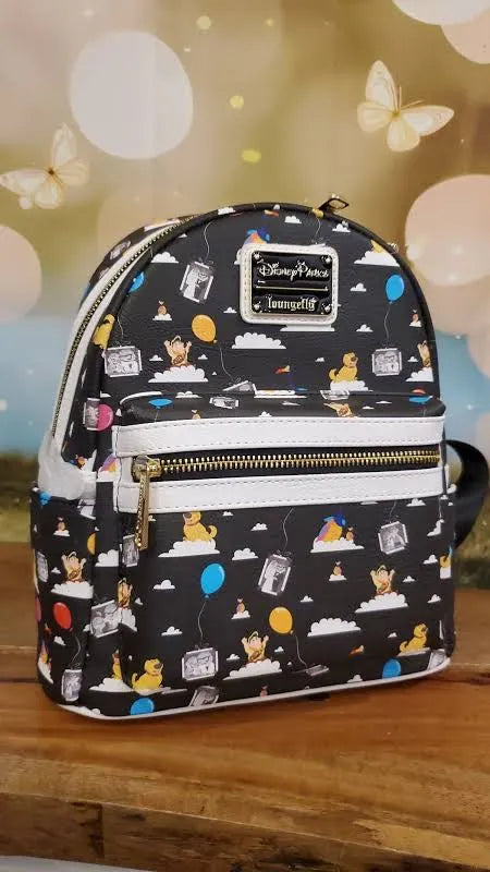 Disney Parks Black UP AOP Mini Backpack