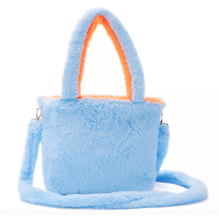 Disney Parks Pixar Inside Out Reversible Joy and Anxiety Plush Crossbody Handbag