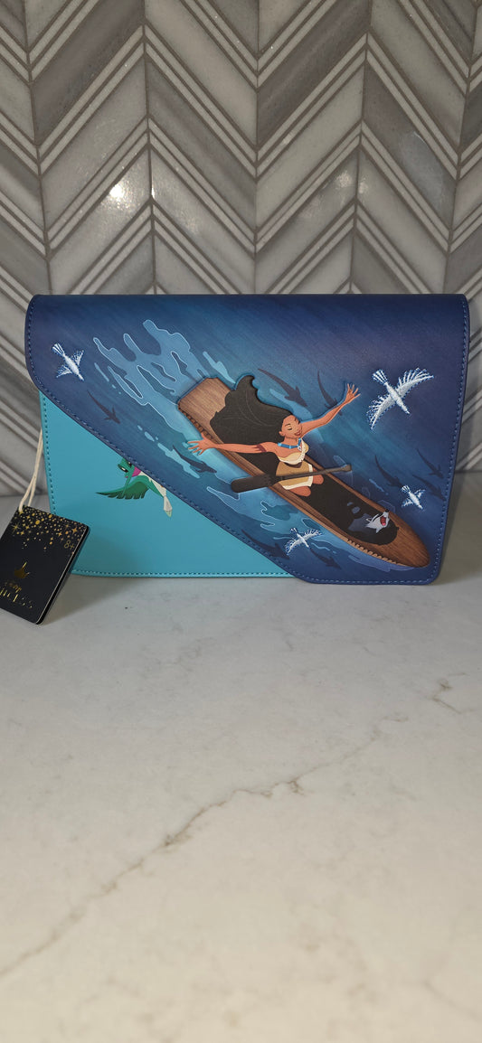 CB: Loungefly Disney Pocahontas Just Around the Riverbend Crossbody