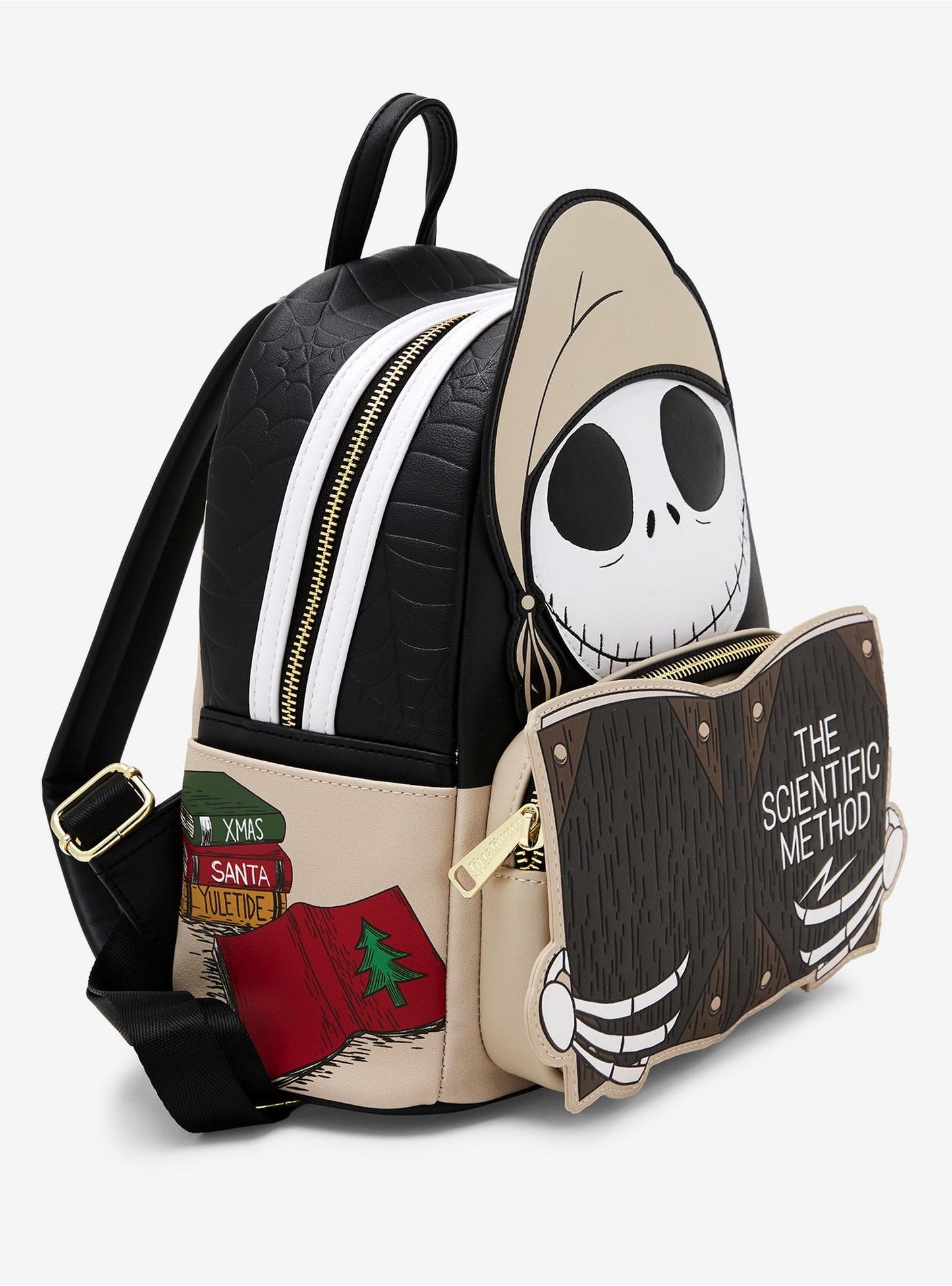 Disney NBC The Nightmare Before Christmas Bedtime Jack with Scientific Method GITD Mini Backpack