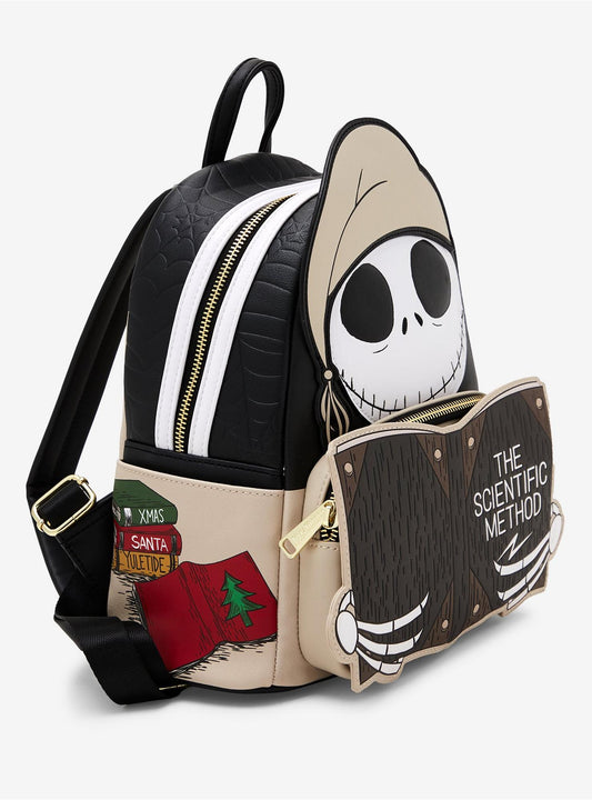 Disney NBC The Nightmare Before Christmas Bedtime Jack with Scientific Method GITD Mini Backpack