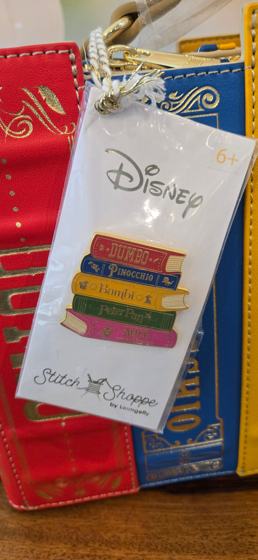Stitch Shoppe Disney Classic Books Crossbody - Dumbo Pinocchio Bambi Peter Pan Alice in Wonderland