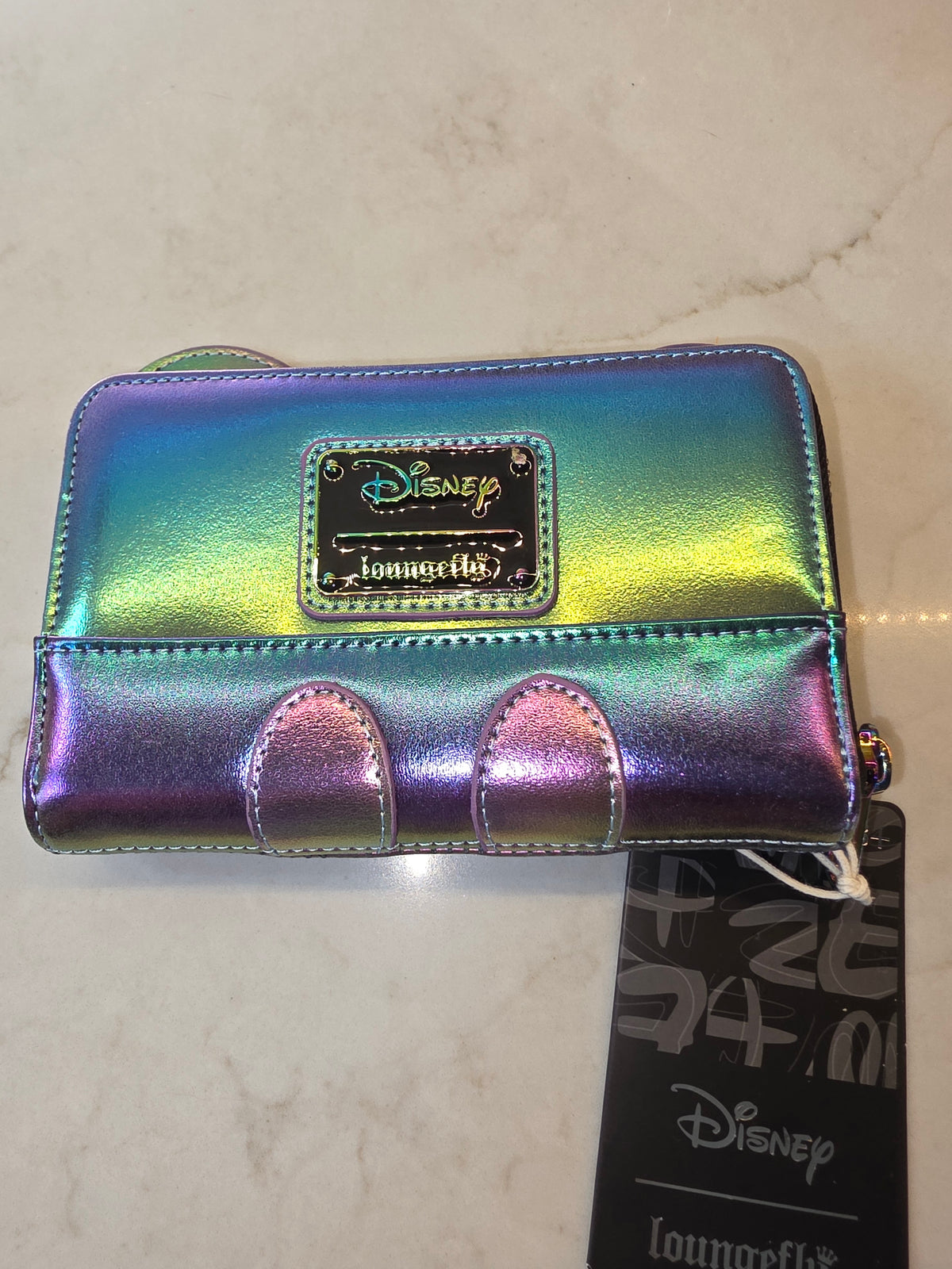WALLET: Disney Mickey Mouse Oil Slick Zip Around Wallet