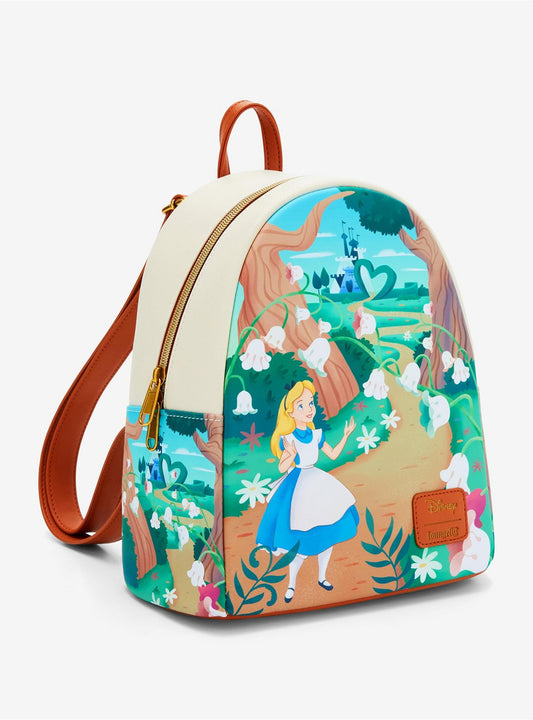 Disney Alice in Wonderland Flower Walkway Mini Backpack
