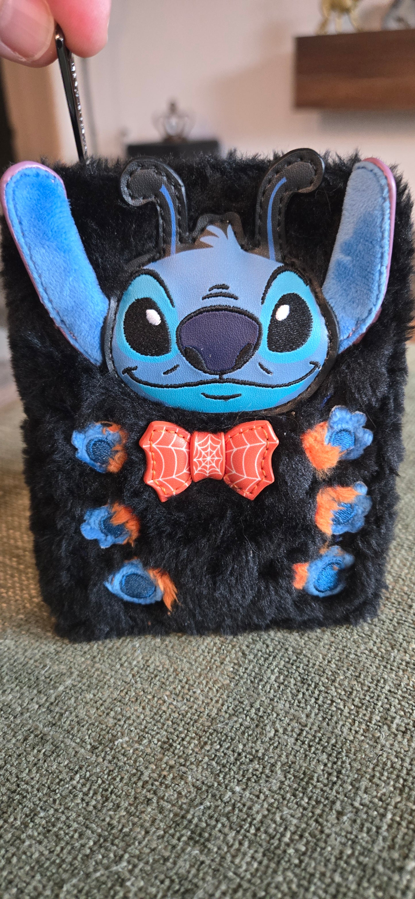 Disney Stitch Plush Halloween Spider Wallet