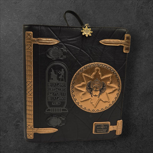 RARE Universal Studios The Mummy Loungefly Book of the Dead Exclusive Mini Backpack