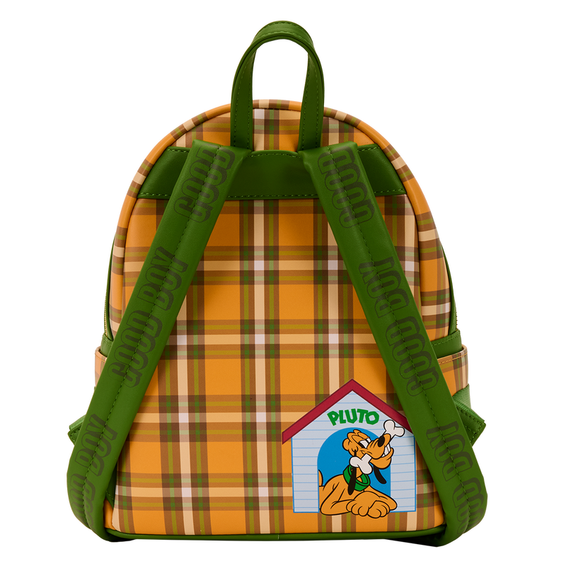 Disney Pluto 95th Anniversary Plaid Mini Backpack