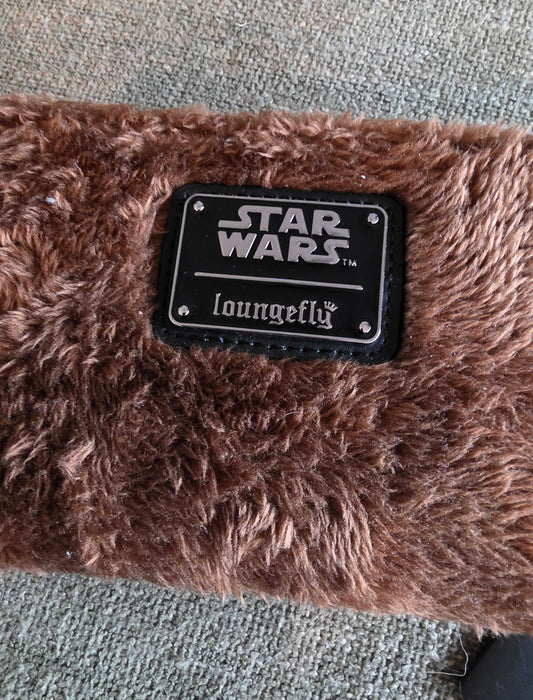 WALLET: Loungefly Star Wars Chewbacca Plush Zip Around Wallet