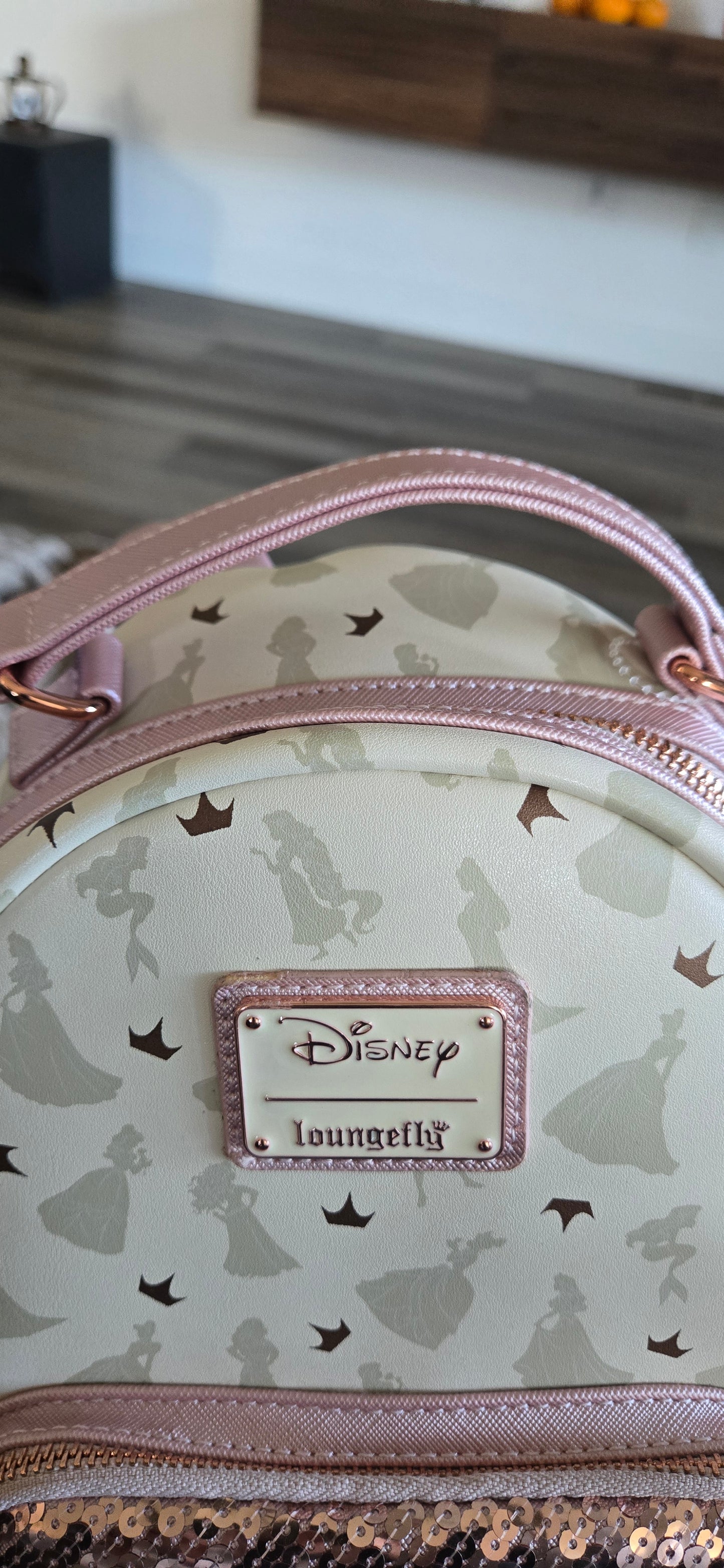Disney Princess Sequin Silhouette Mini Backpack