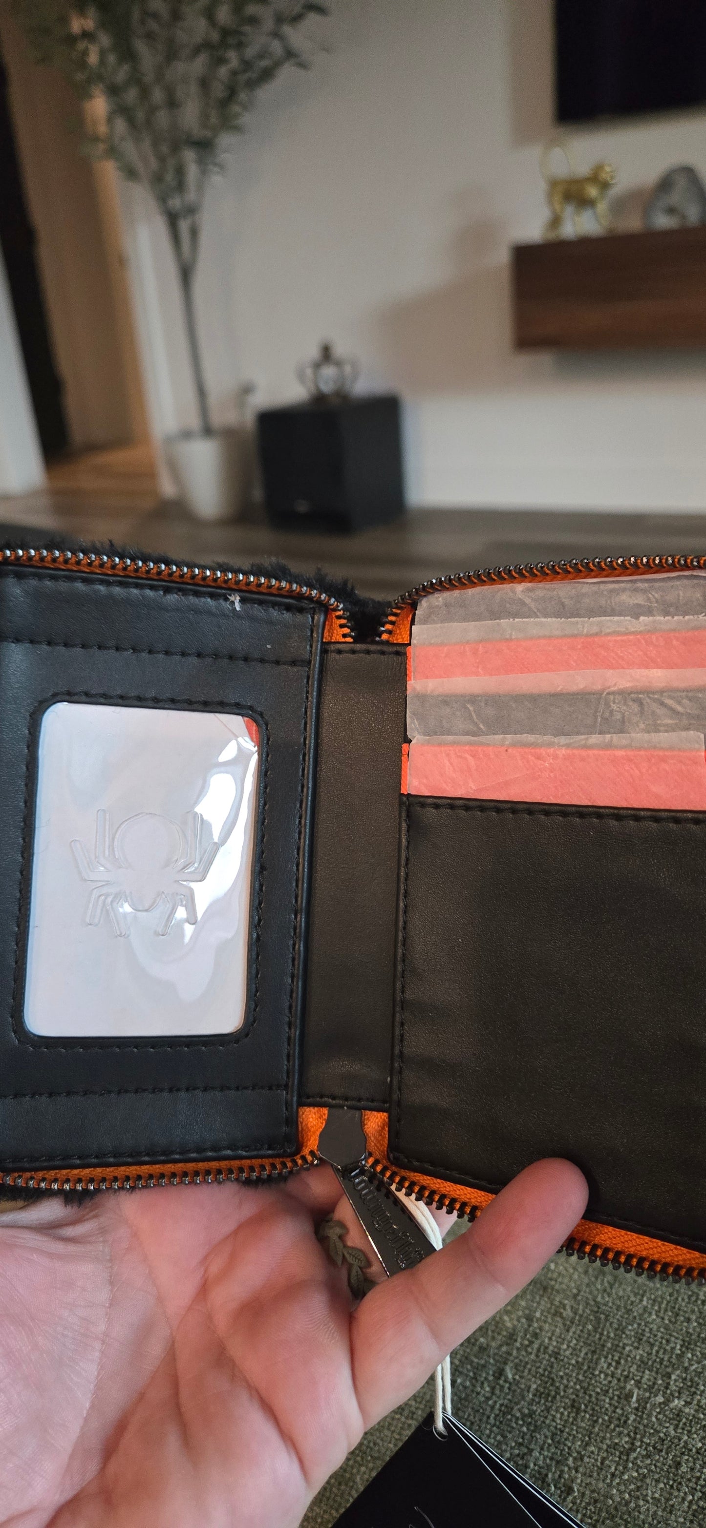 Disney Stitch Plush Halloween Spider Wallet