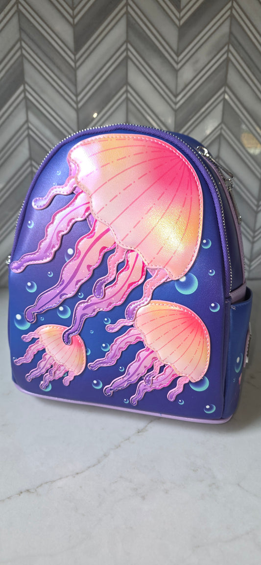 BP: Loungefly Seaworld Jellyfish Lightup Mini Backpack