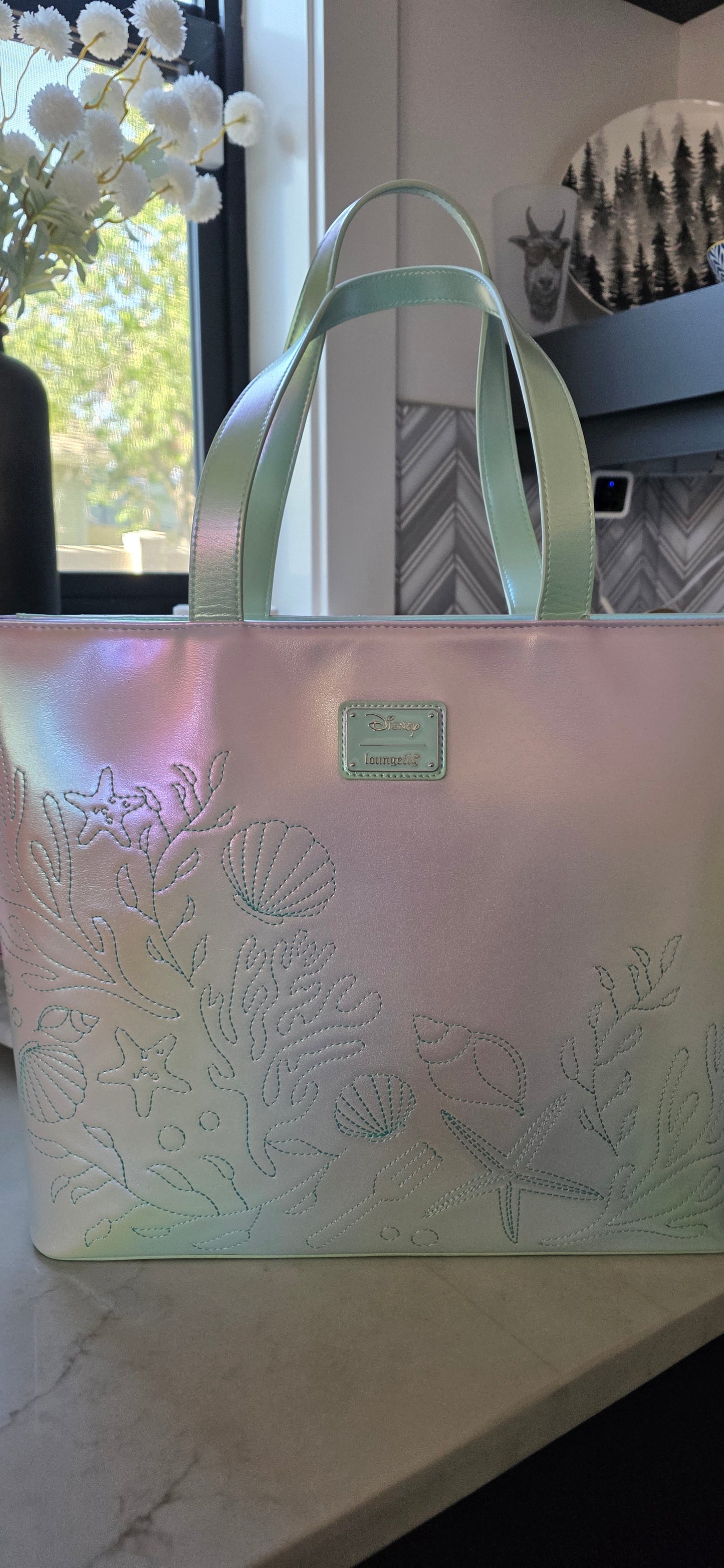 CB: Loungefly Disney The Little Mermaid Ariel Tote with Coin Purse