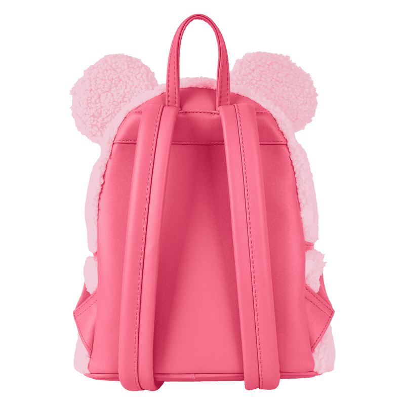 Disney Minnie Mouse Hearts Strawberry Scented Sherpa Mini Backpack