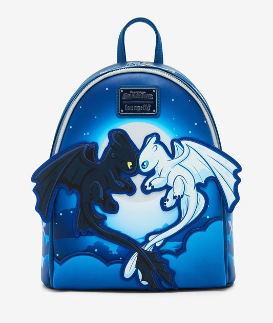 Disney HTTYD How to Train Your Dragon Night Fury Love Story Mini Backpack