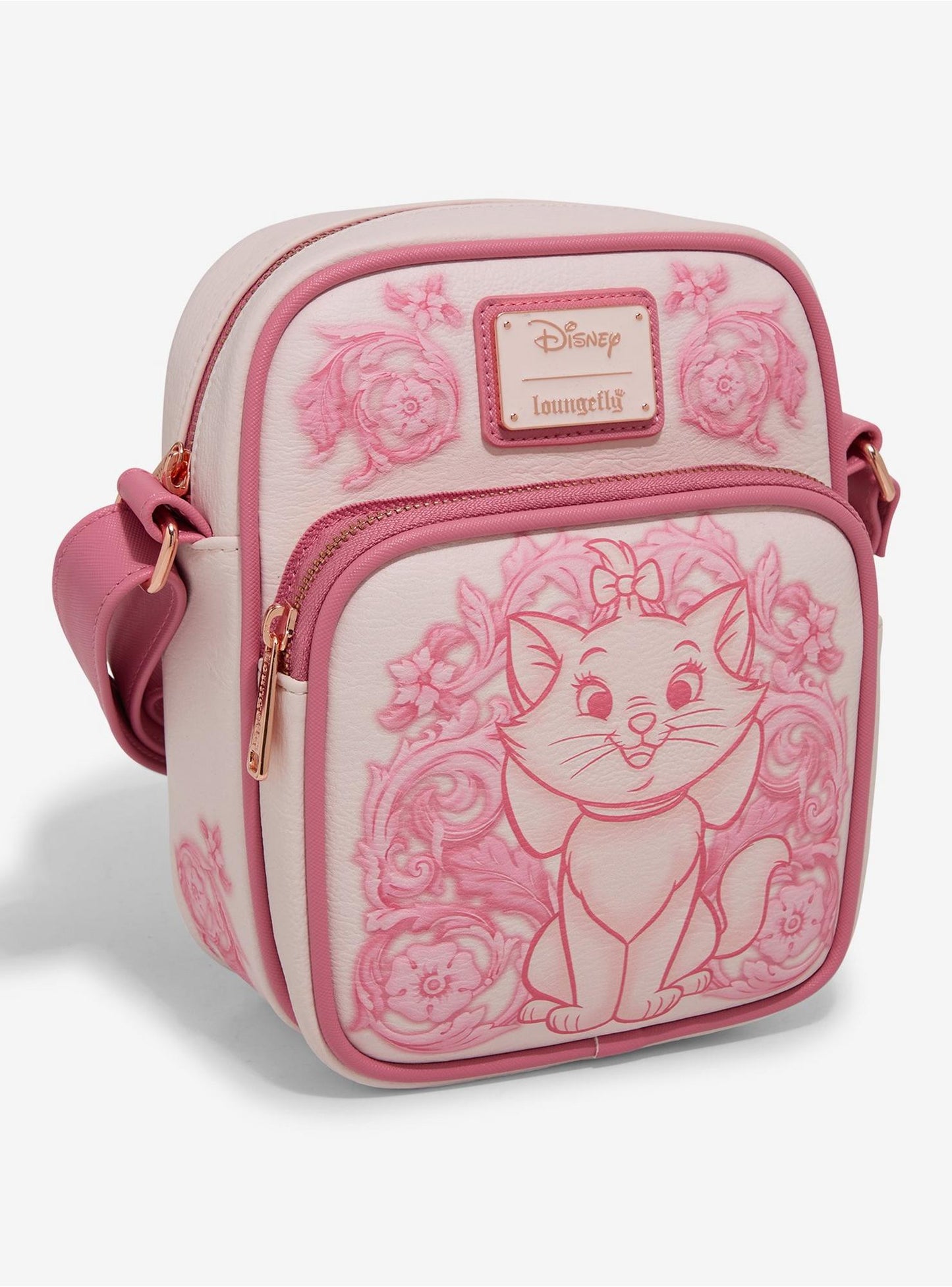 Disney Aristocats Marie Pink Tooling Flight Crossbody