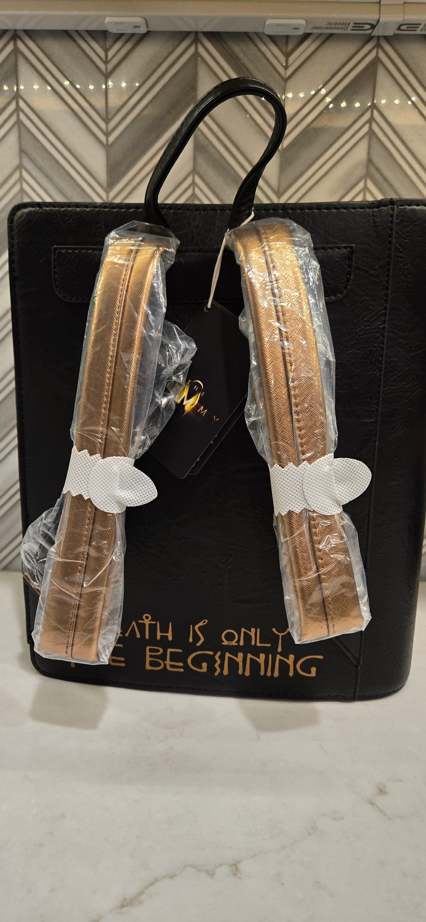 RARE Universal Studios The Mummy Loungefly Book of the Dead Exclusive Mini Backpack