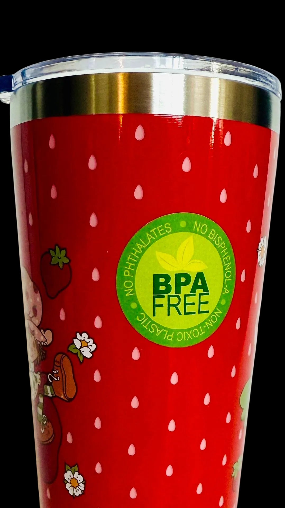 Strawberry Shortcake Tumbler with Handle