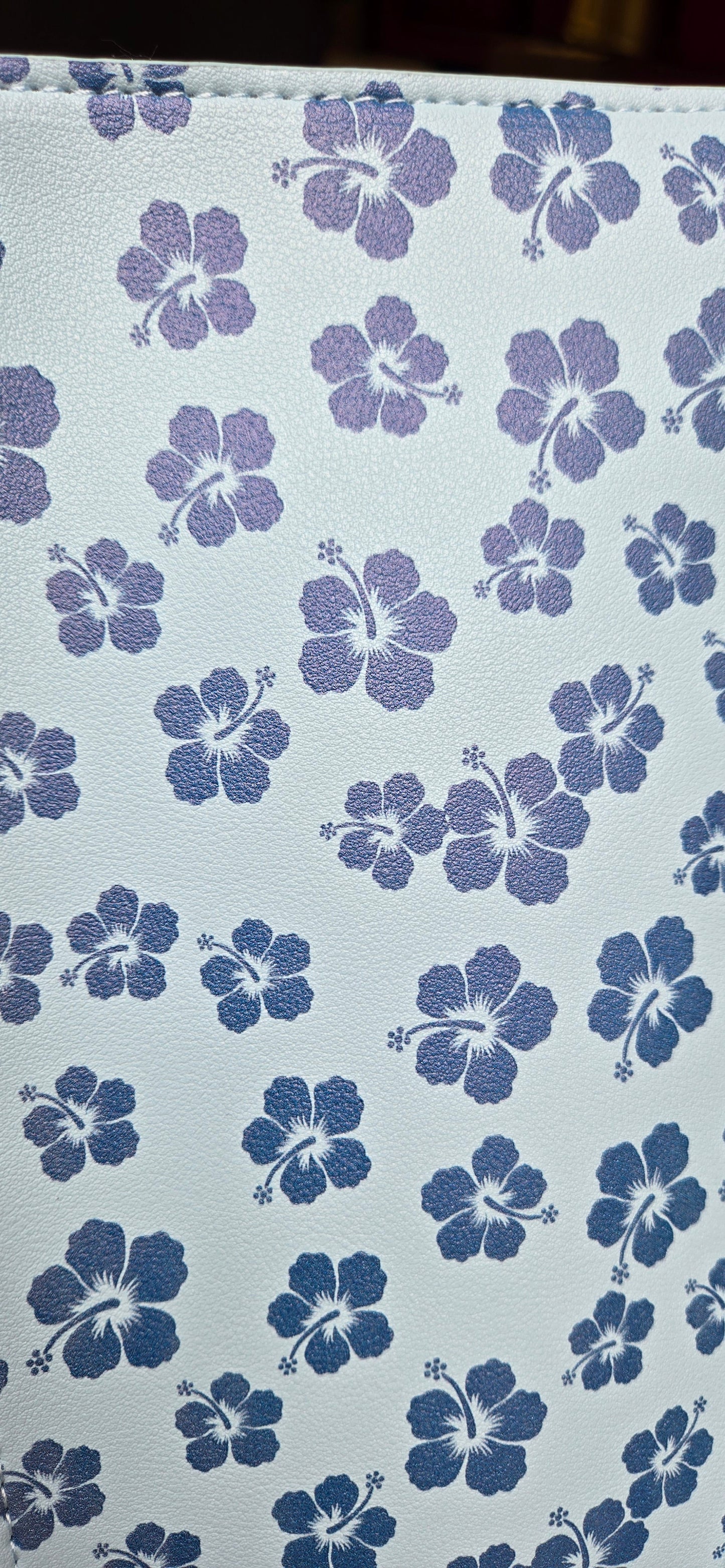 Disney Lilo & Stitch Blue Hibiscus Satchel Bag