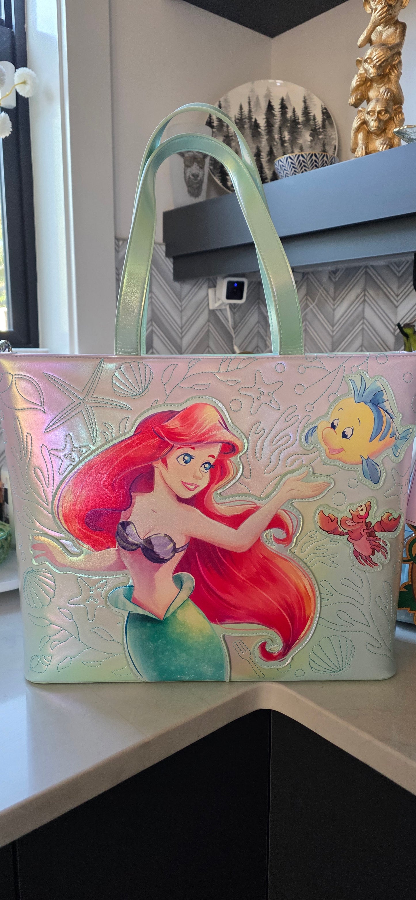 CB: Loungefly Disney The Little Mermaid Ariel Tote with Coin Purse