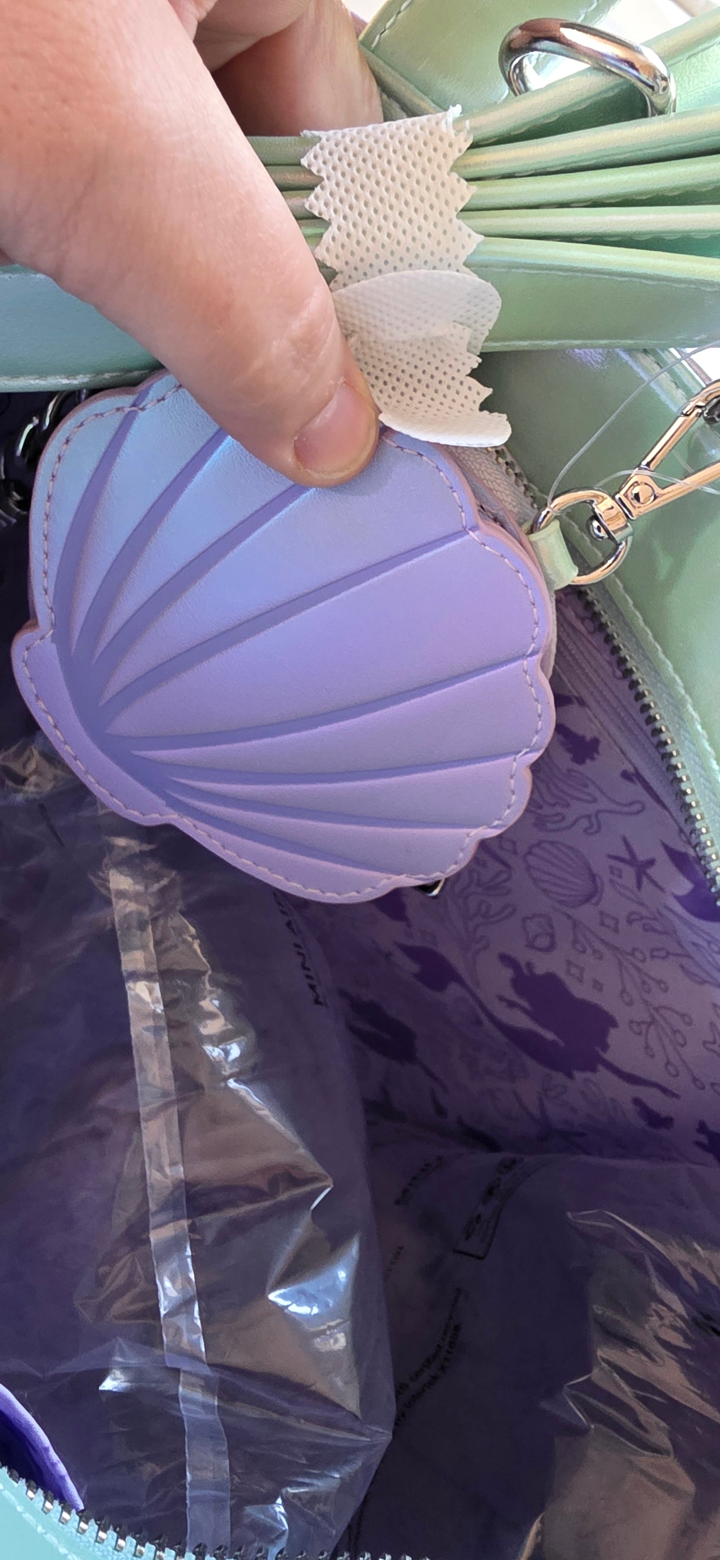 CB: Loungefly Disney The Little Mermaid Ariel Tote with Coin Purse