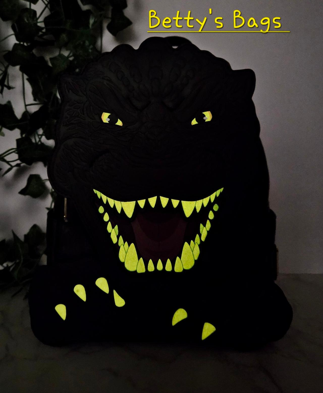 BAM Exclusive Godzilla Cosplay GITD Glow in the Dark Mini Backpack