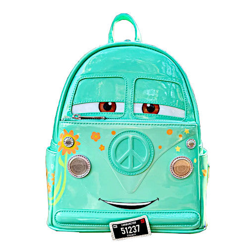 Disney Pixar Cars Fillmore VW Bus Cosplay Mini Backpack