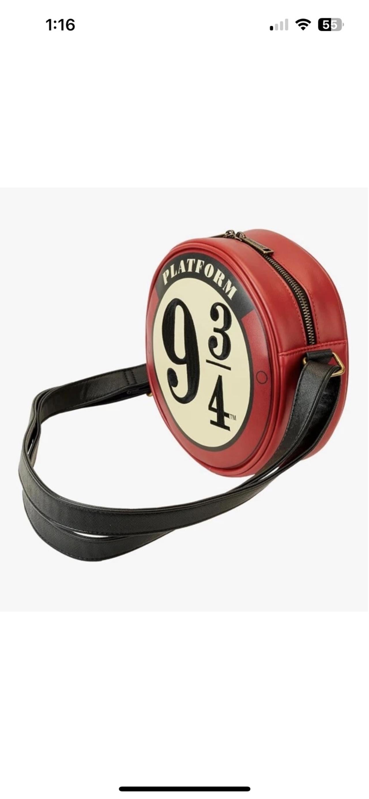 Harry Potter Platform Nine and Three Quarters Train Crossbody