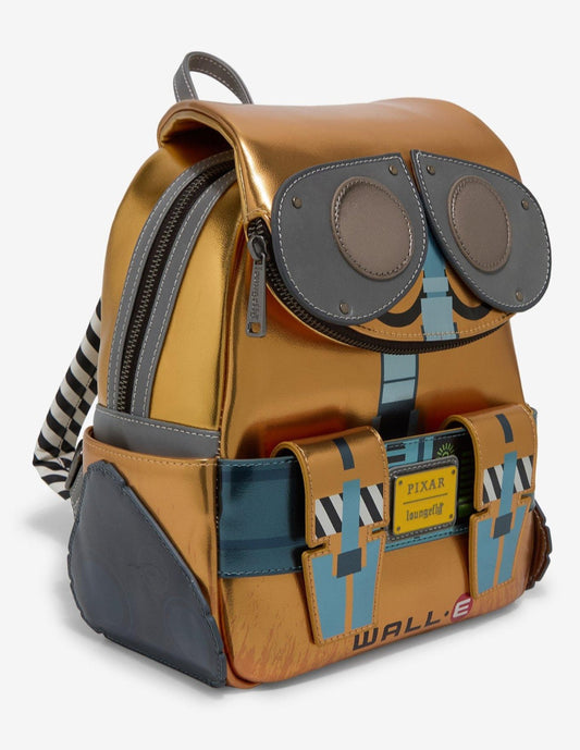 Disney Pixar Wall-E Reflective Metallic Mini Backpack