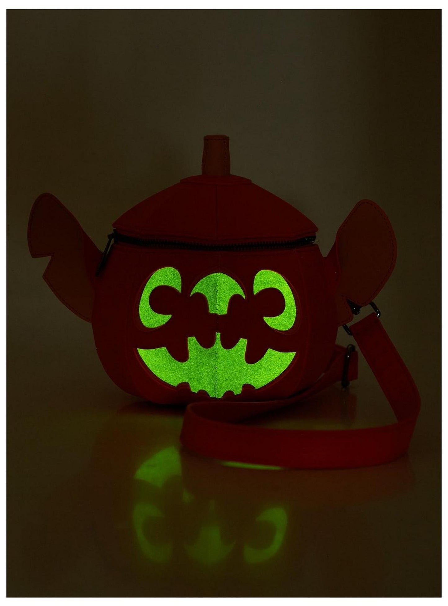 Disney Stitch Jack-O'-Lantern GITD Crossbody Bag